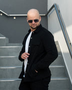 The Odissea Overshirt - Deep Black