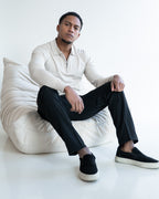 The Markova Zip - off white