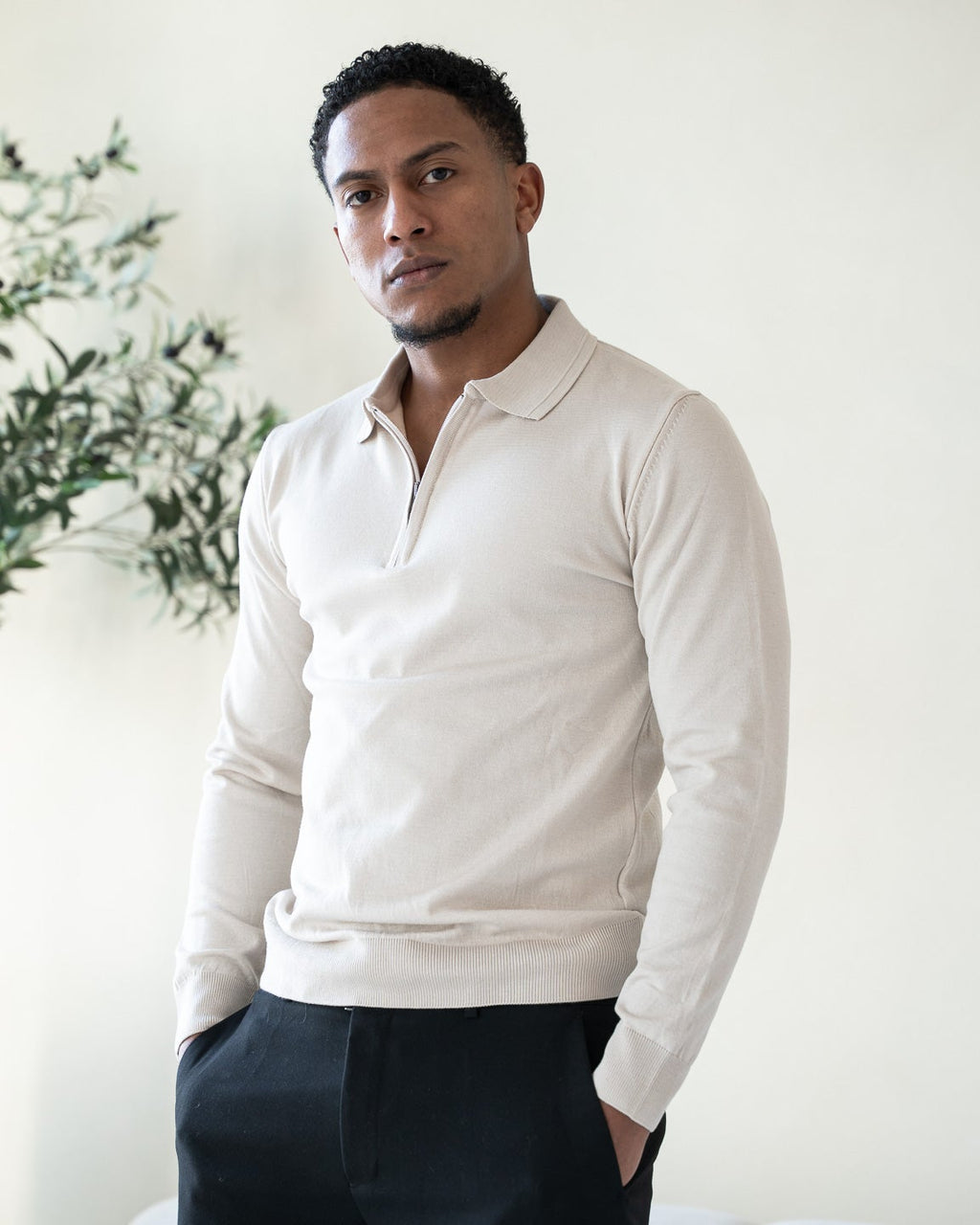 The Markova Zip - off white