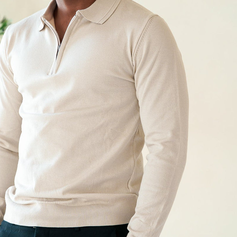 The Markova Zip - Marble White