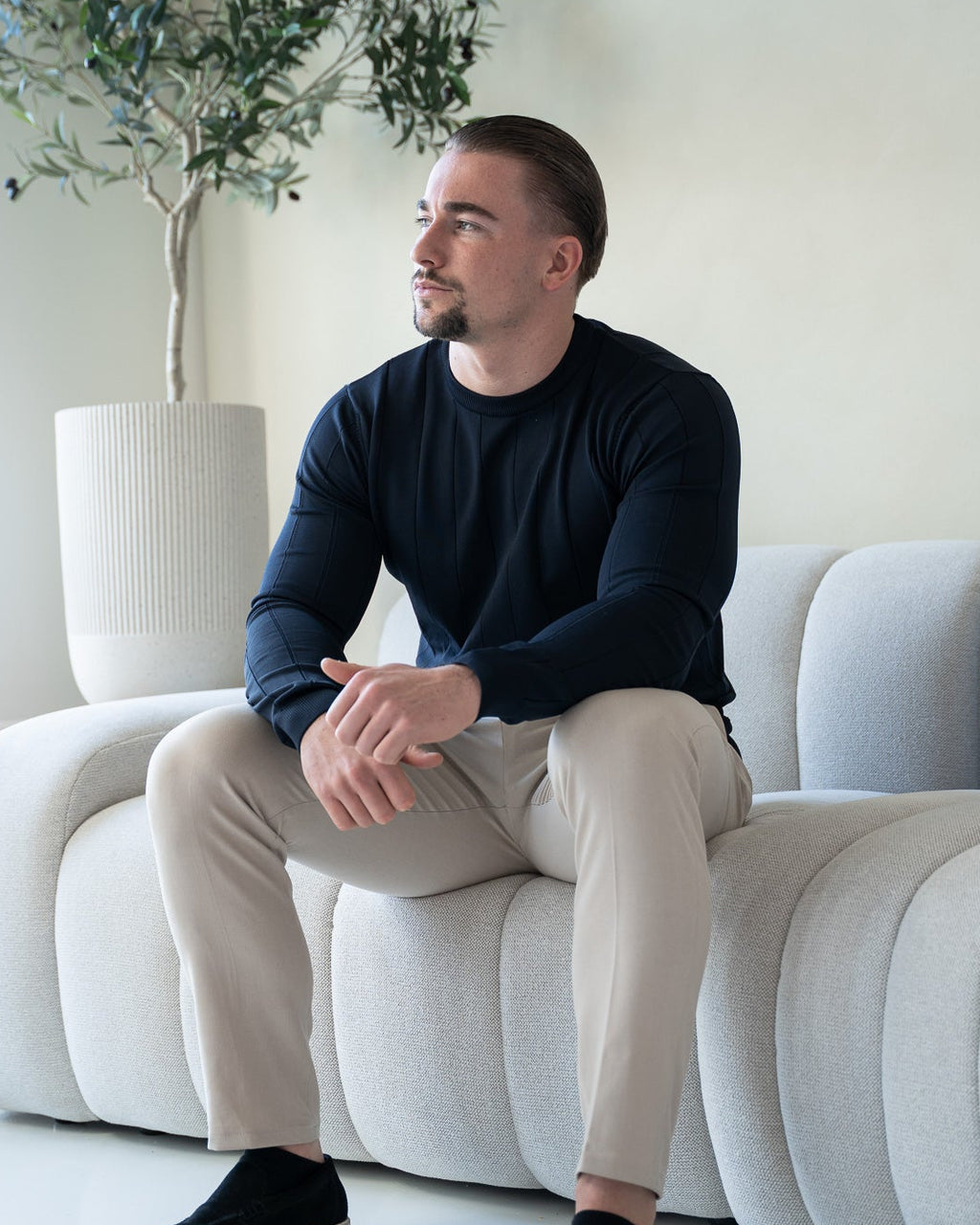 The Alexander Pullover - navy