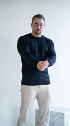 The Alexander Pullover - navy