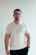 The Lucian Zip - Silk White