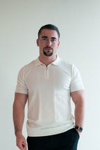 The Lucian Zip - Silk White