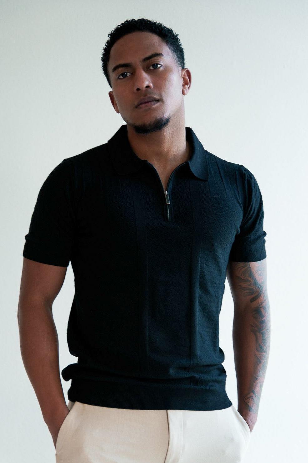 The Lucian Zip - After Dark Black