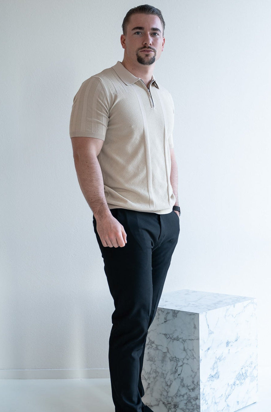 The Lucian Zip - beige