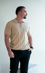The Lucian Zip - Soft Champagne