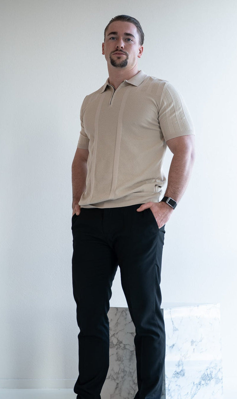 The Lucian Zip - beige