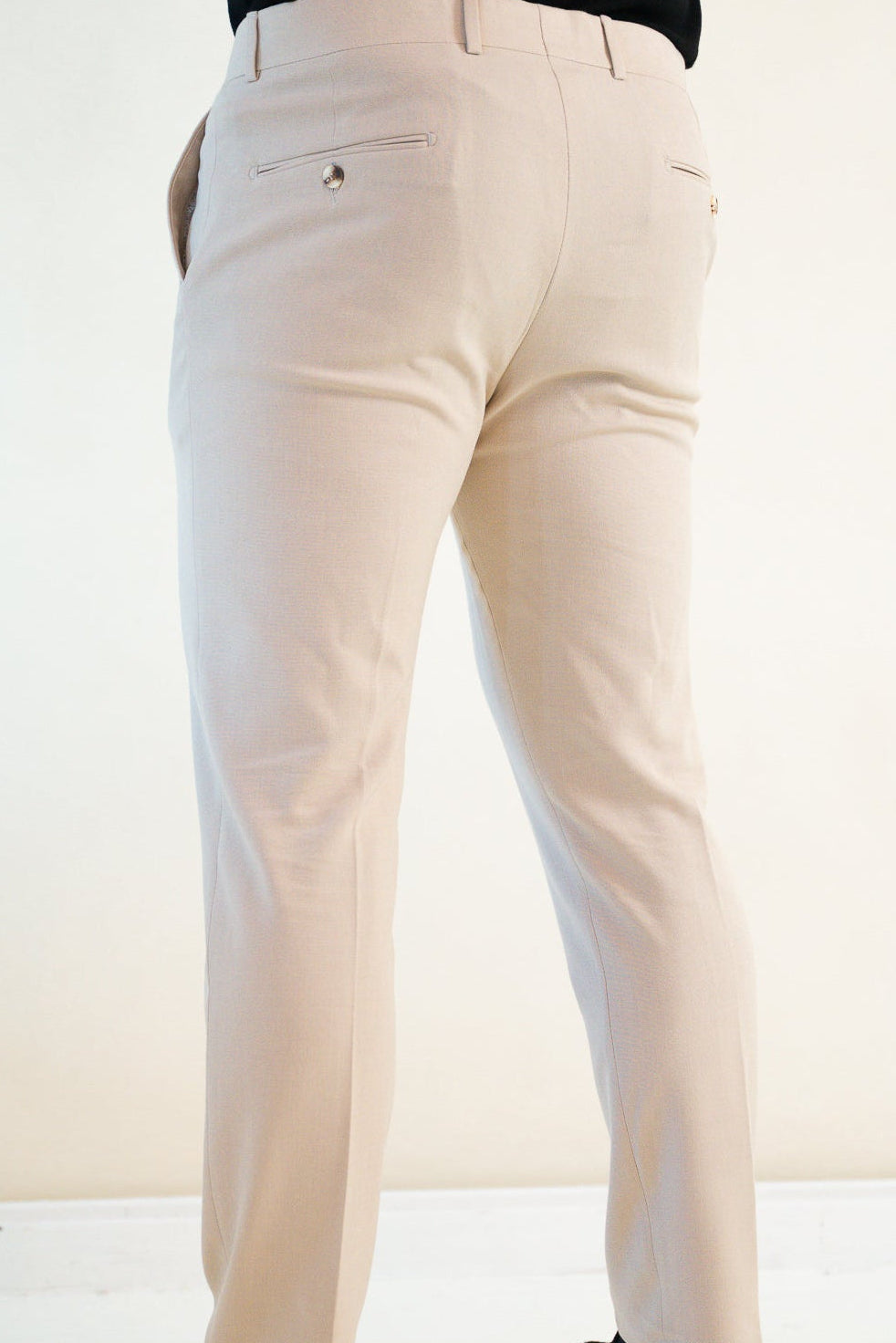 The Essential Trouser - Stone Beige